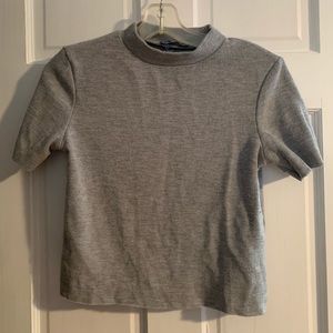 Gray Zara top